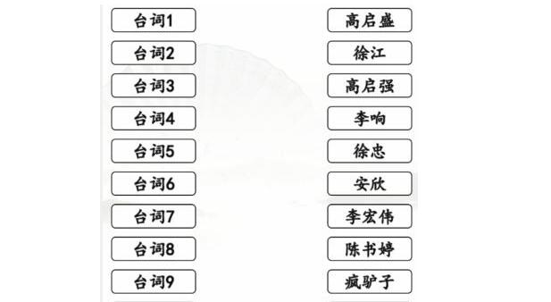 汉字找茬王完成狂飙台词押韵挑战过关技巧