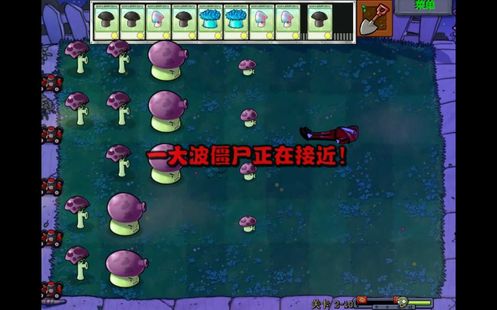 95版植物大战僵尸2-6怎么过