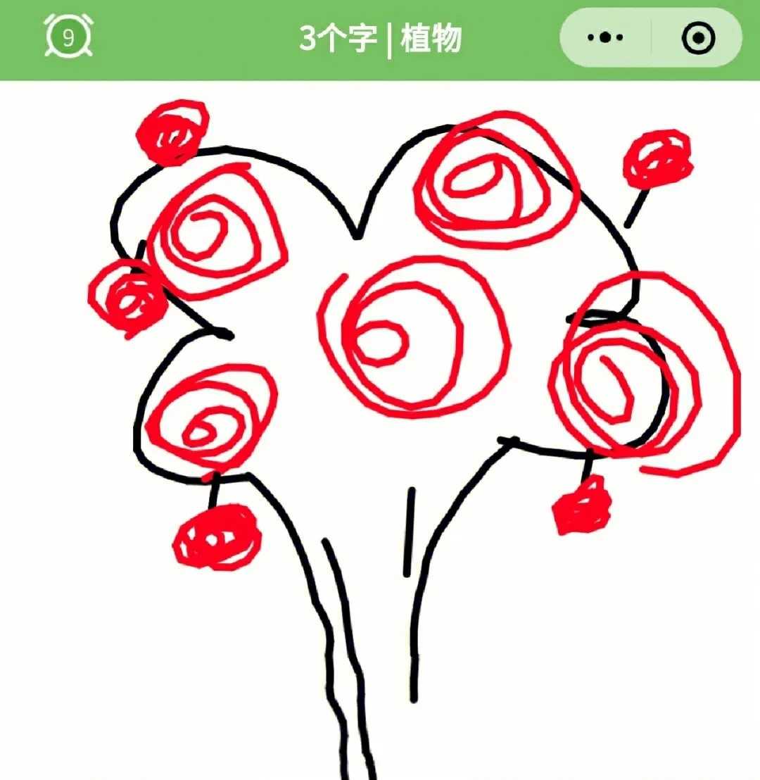 你画我猜是什么游戏里面的题目
