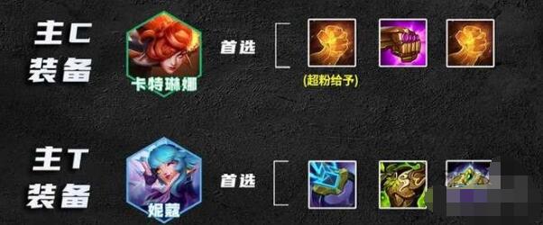 云顶之弈s10音浪刺客卡特阵容装备搭配