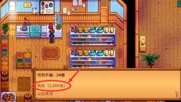 星露谷物语里怎么扩大背包