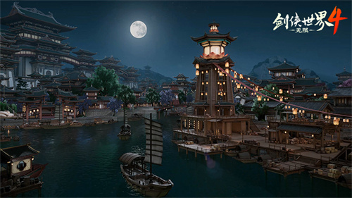 堪比5A景区!西山居《剑侠世界4:无限》唯美国风江湖盛宴