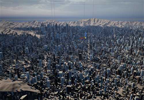 《女巨人游乐场》官方新截图：性感白丝狐妖践踏城市